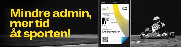Reklambild för svenskbilsports app